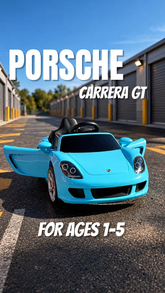 2026 Porsche Carrera GT 12V Kids Ride On Car DELUXE with Remote Control