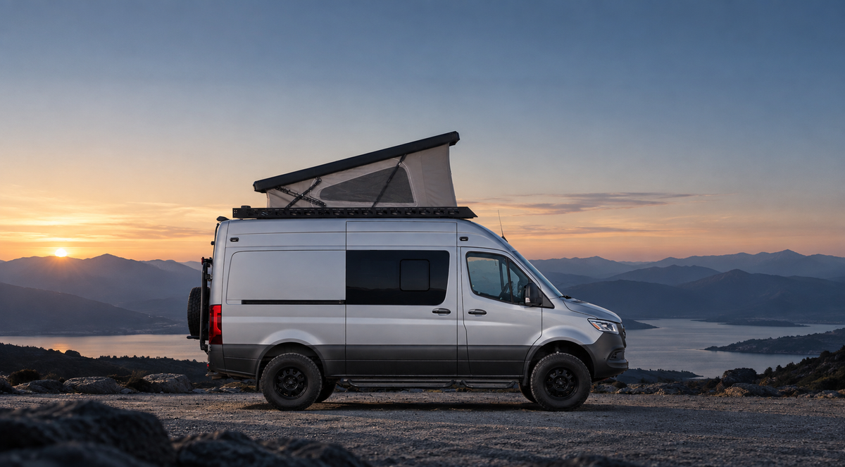 Sprinter Carbon Fiber Roof-Top Tent System