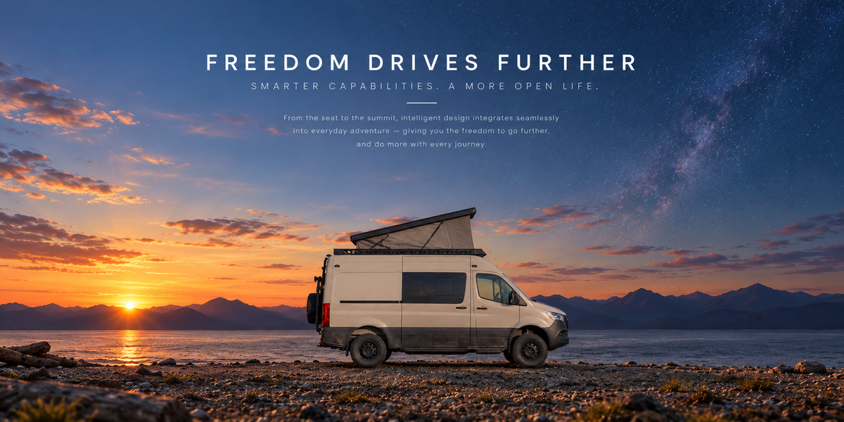 Sprinter Carbon Fiber Roof-Top Tent System