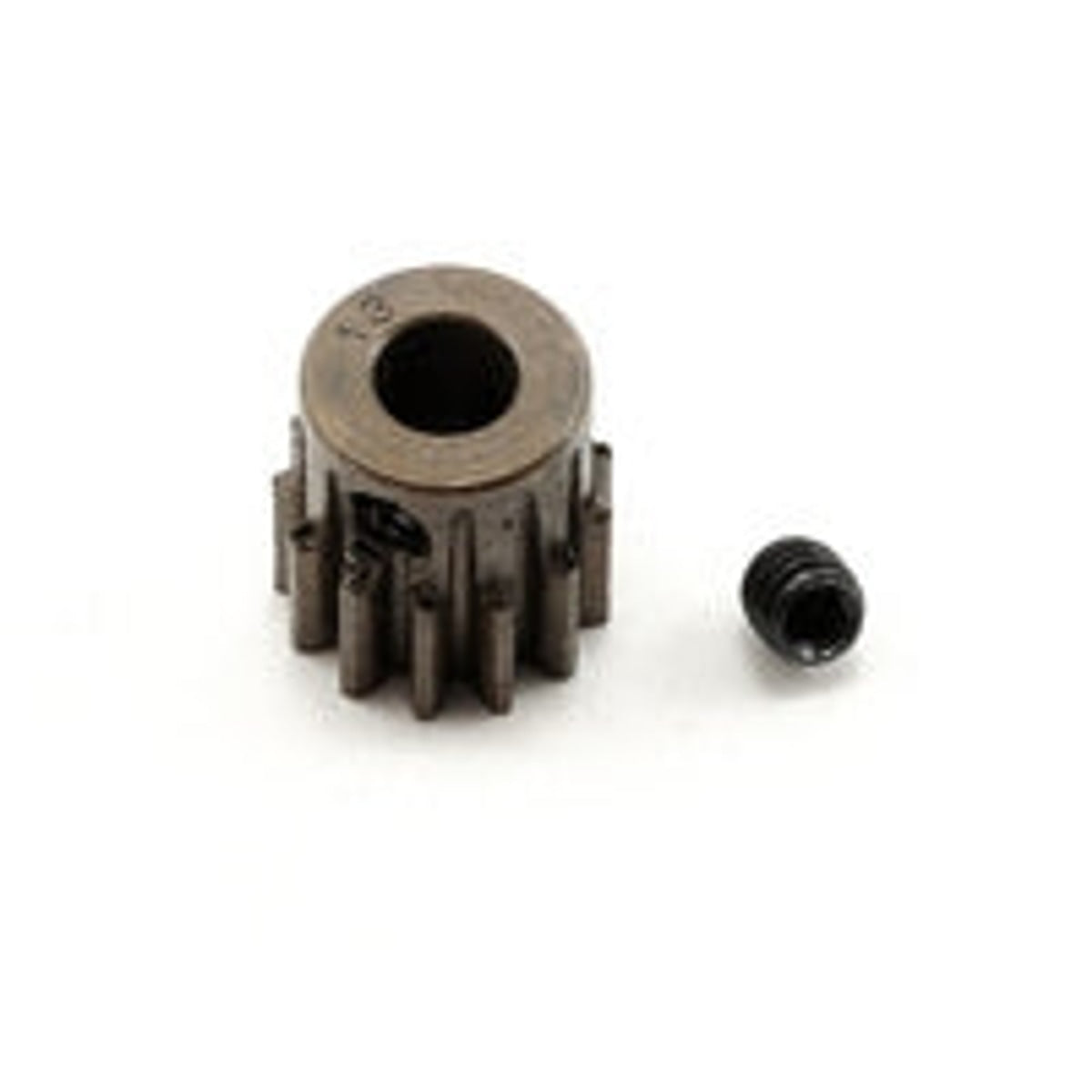 Robinson Racing 8713 13 Tooth Extra Hard Steel .8 Mod Pinion Gear w/5mm Bore
