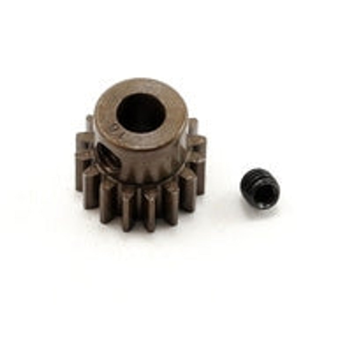 Robinson Racing 8716 16 Tooth Extra Hard Steel .8 Mod Pinion Gear w/5mm Bore