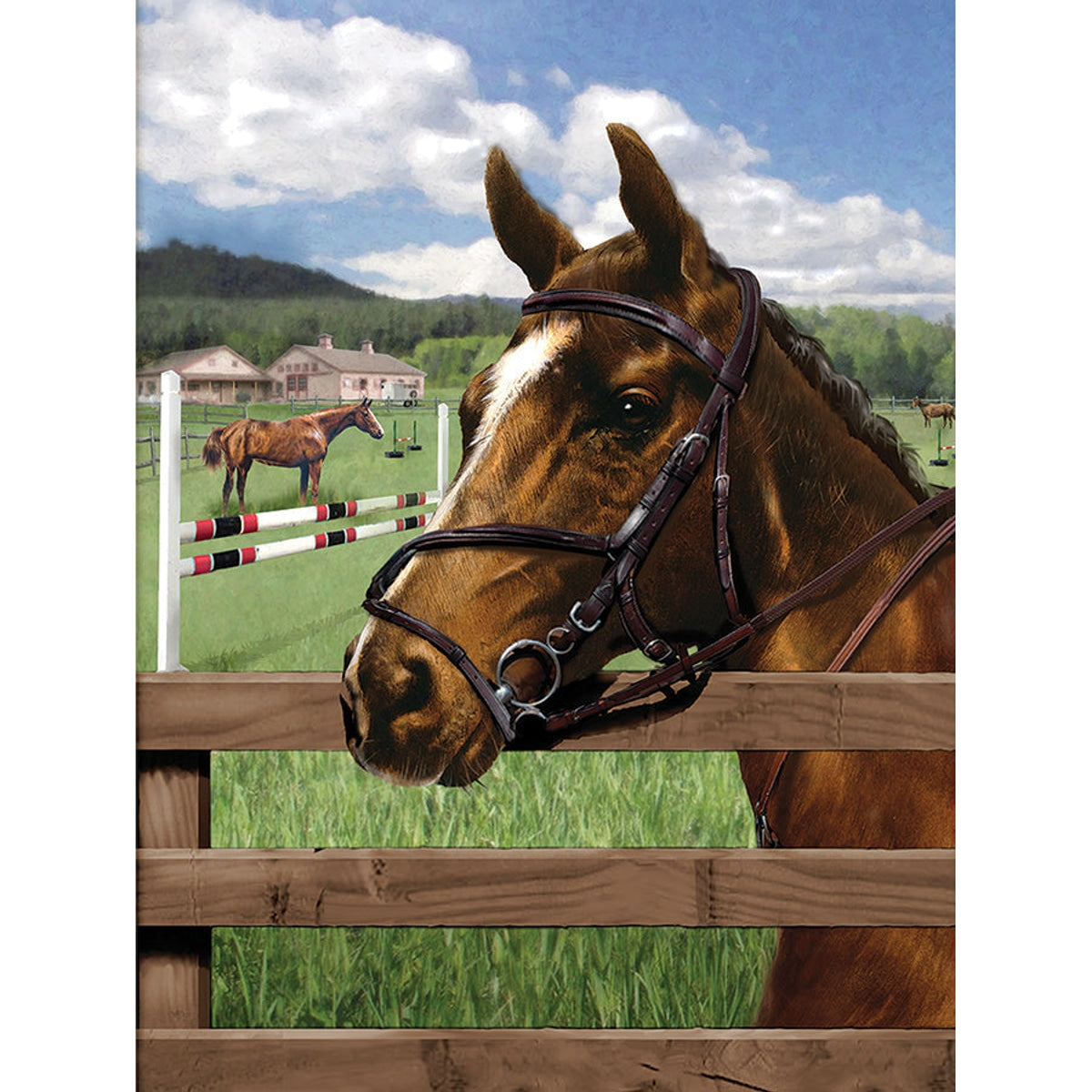 Royal & Langnickel Paint by Numbers - Equine Paddock 9.375"x13"