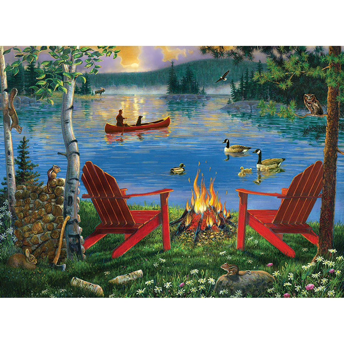 Royal & Langnickel Paint by Numbers - Lakeside Retreat 15.75"x12.875"