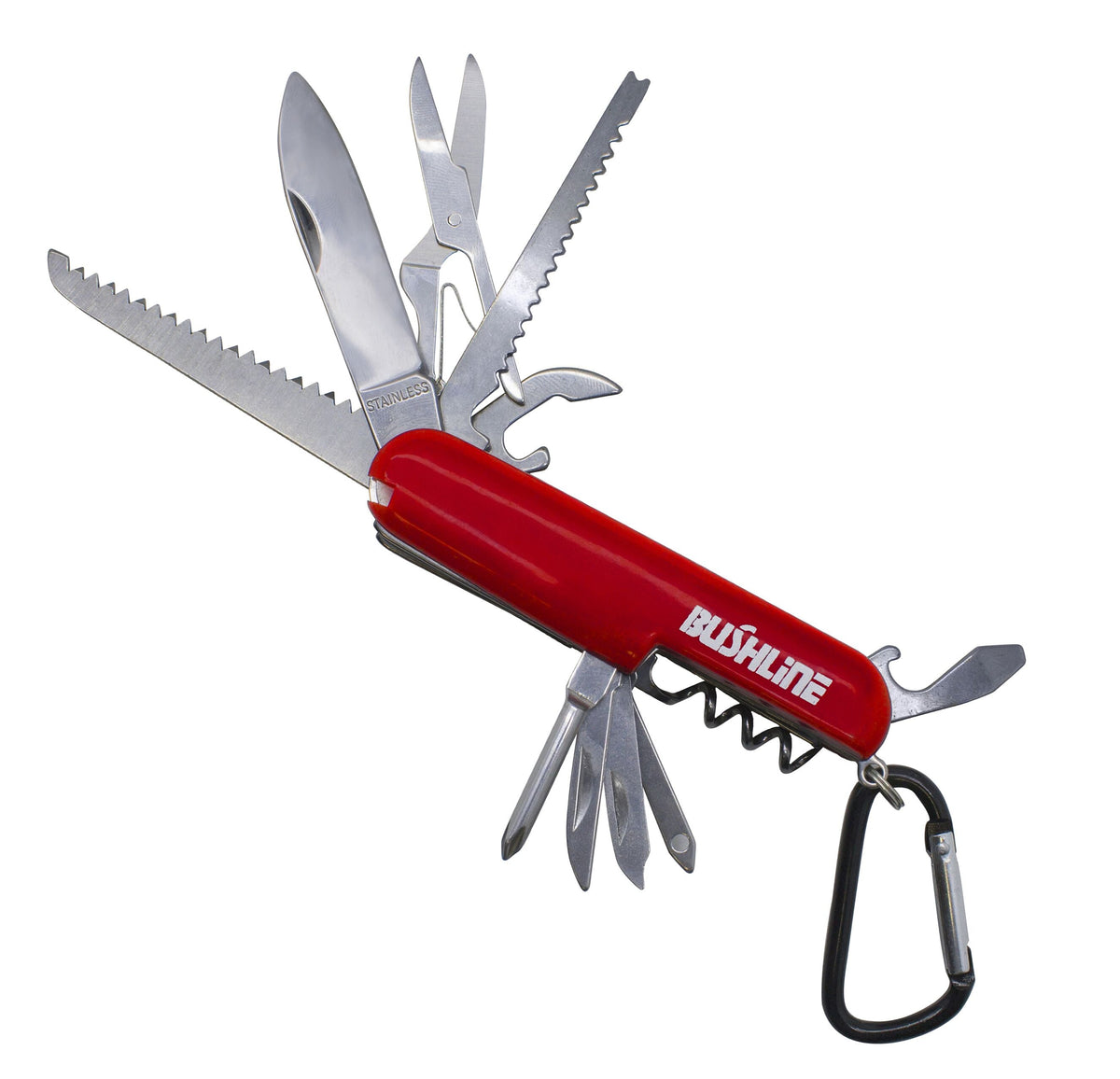 Bushline Outdoors 16 Function Pocket Knife with Stainless Steel Tools