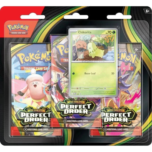 Pokemon TCG: Mega Evolution Perfect Order 3 Pack Blister