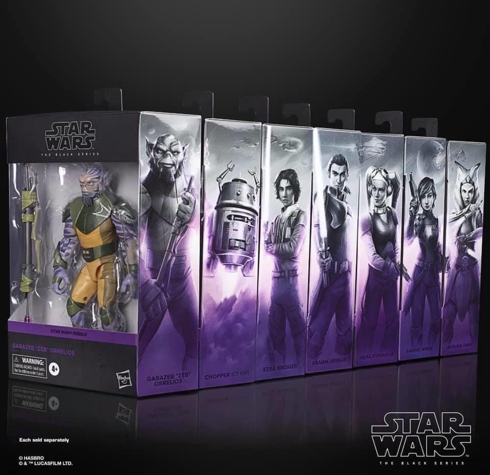 Star Wars: The Black Series 6" Rebels ( Ghost Crew set)