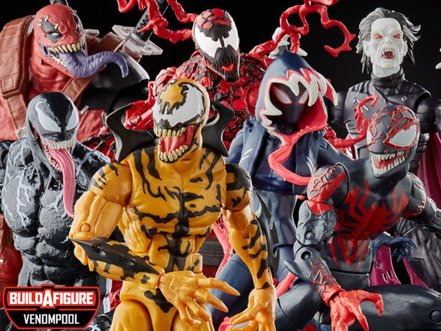 Venom Marvel Legends Wave 2 Set of 6 Figures (Venompool BAF)