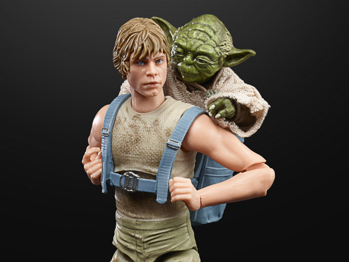 Star Wars 40th Anniversary The Black Series 6" Deluxe Luke Skywalker & Yoda (Jedi Training) Two-Pack