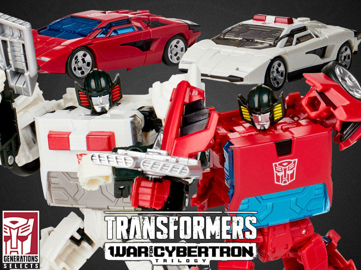Transformers Generations Selects WFC-GS20 Cordon and Autobot Spin-out, War for Cybertron Deluxe Class Collector Figures