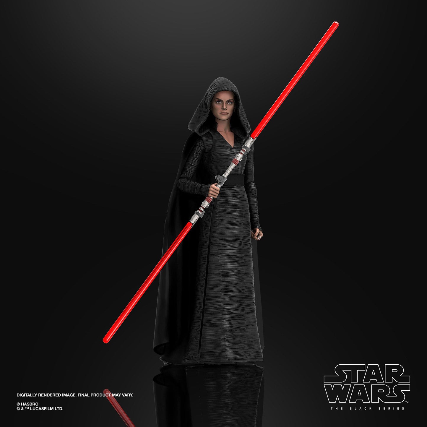 Star Wars The Black Series Rey (Dark Side Vision) Toy 6-Inch Scale Star Wars: The Rise of Skywalker Collectible Figure