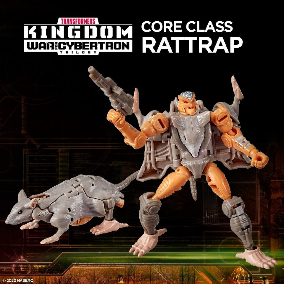 Transformers  rat trap War for Cybertron Kingdom CORE RATTRAP
