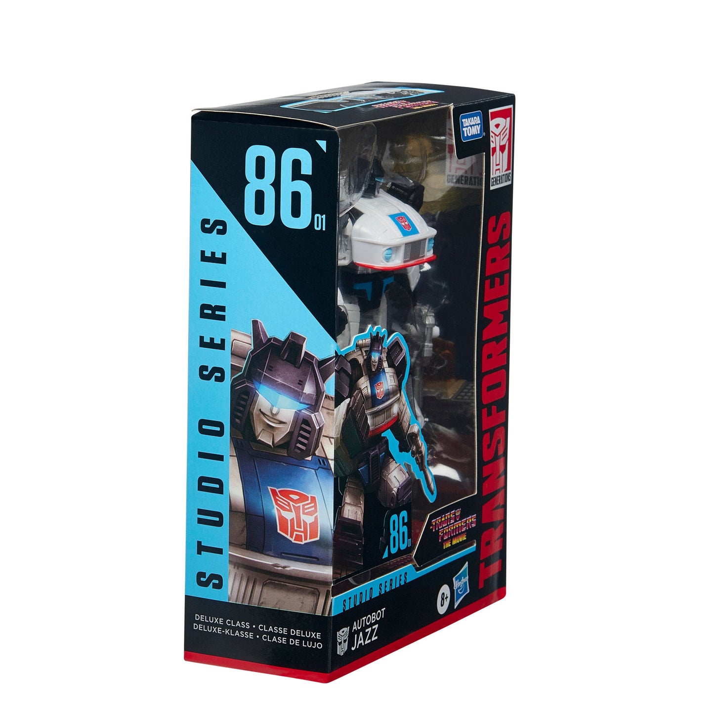 Transformers Toys Studio Series 86-01 Deluxe The Transformers: The Movie Autobot Jazz Action Figure