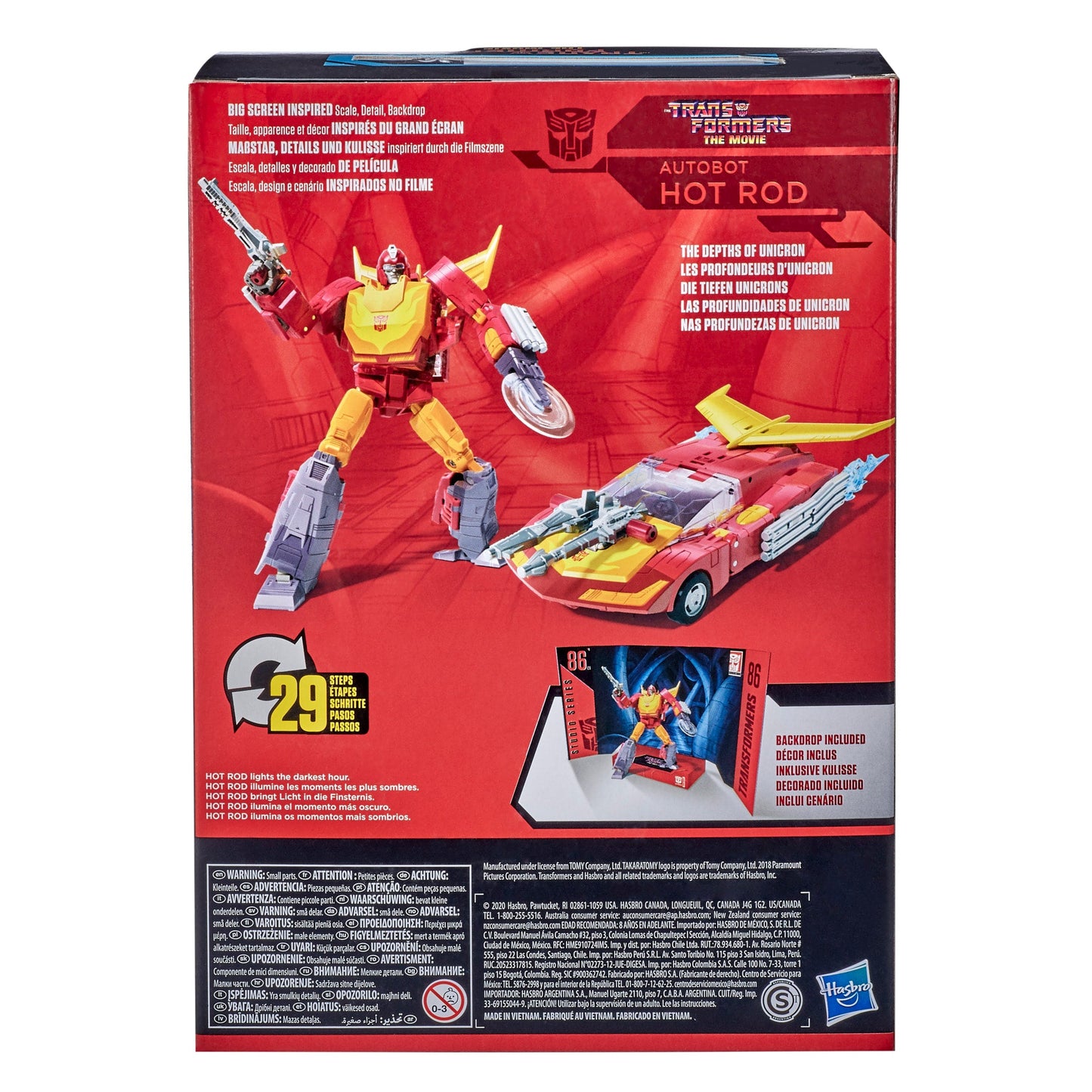 Transformers Toys Studio Series 86 Voyager The Transformers: The Movie Autobot Hot Rod Action Figure
