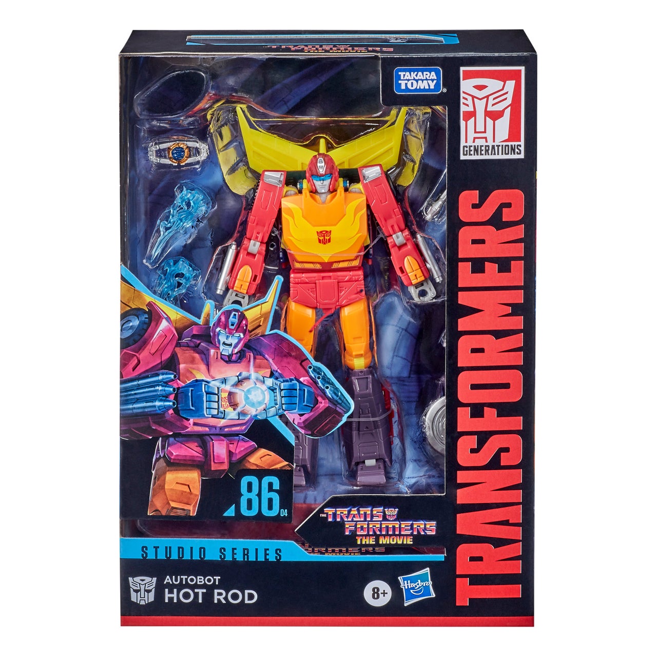 Transformers Toys Studio Series 86 Voyager The Transformers: The Movie Autobot Hot Rod Action Figure