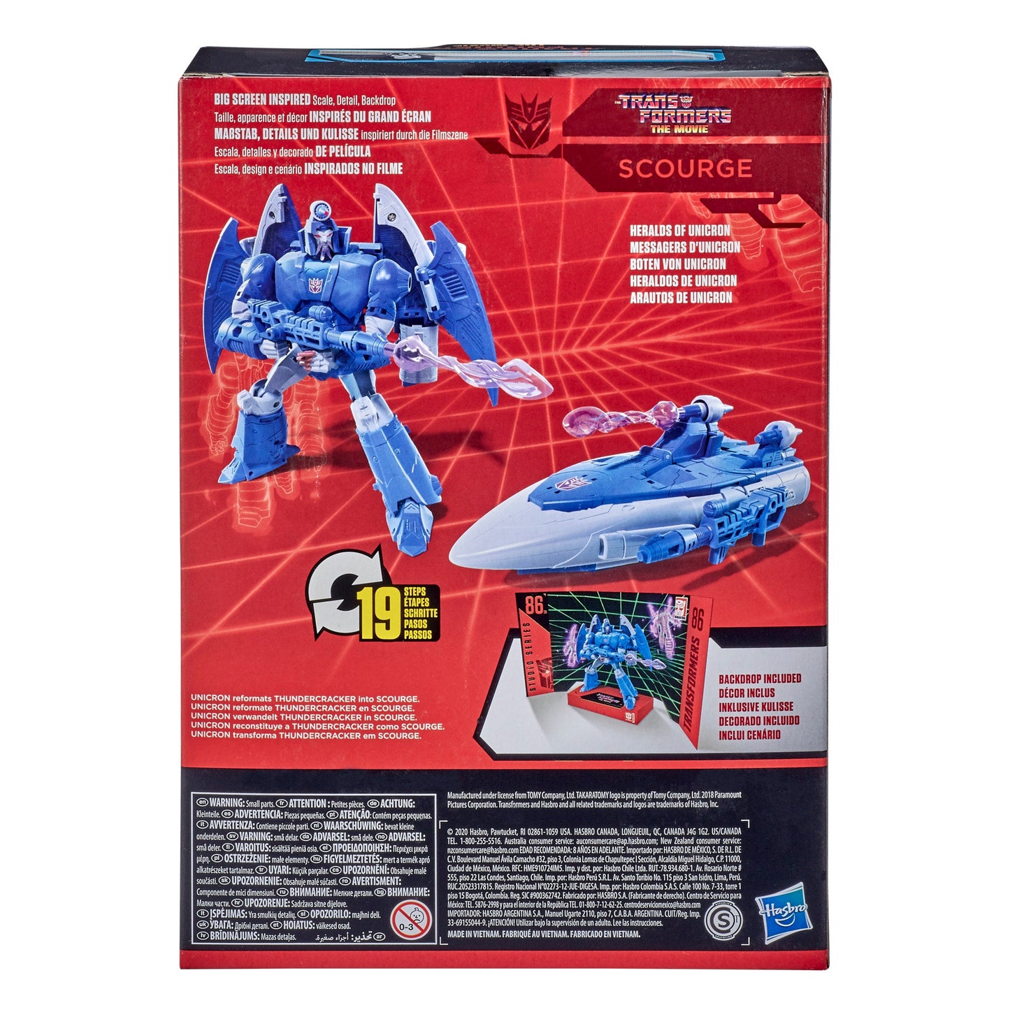 Transformers Toys Studio Series 86 Voyager The Transformers: The Movie Scourge Action Figure