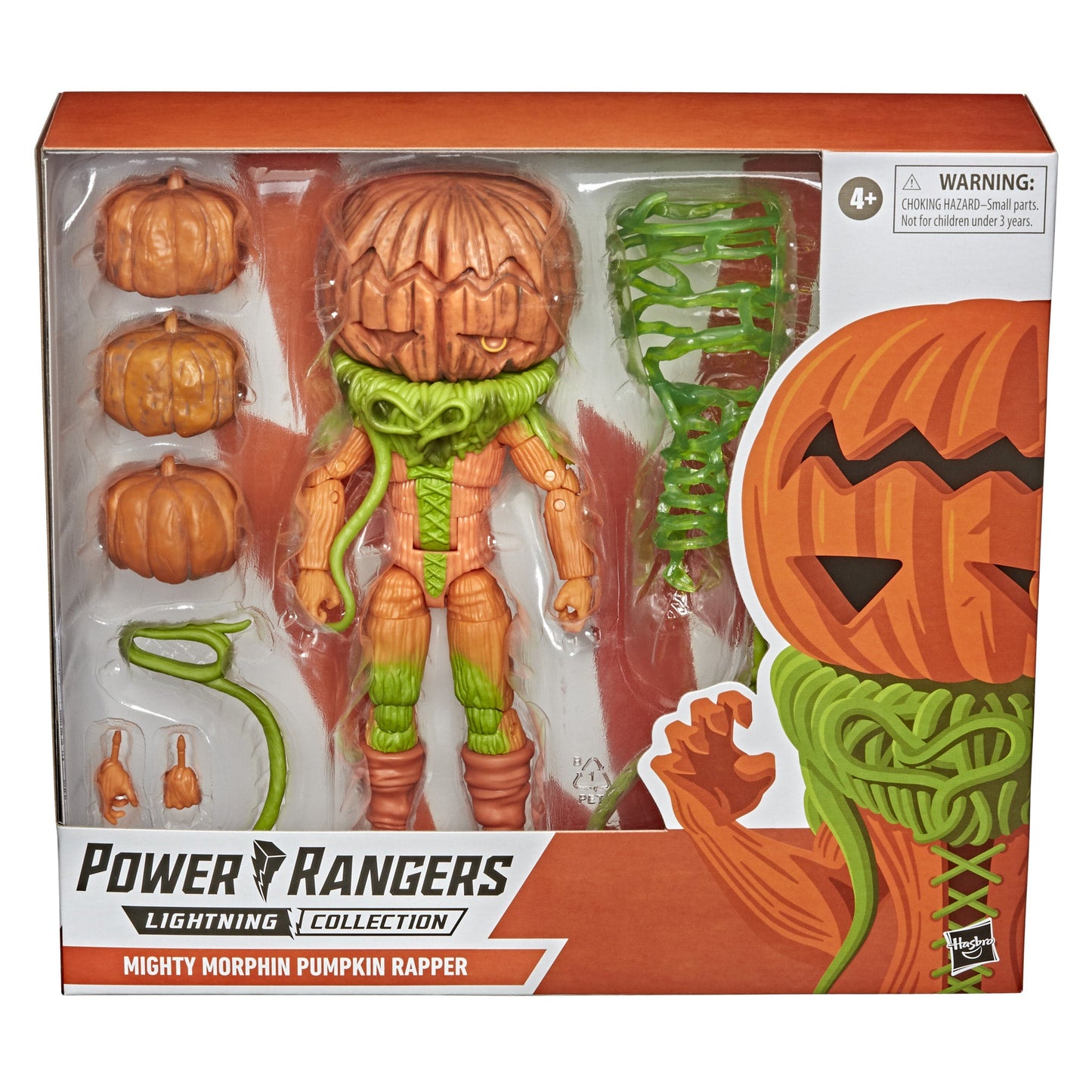 Power Rangers Lightning Collection Monsters Mighty Morphin Pumpkin Rapper 8-Inch Premium Collectible Action Figure Toy