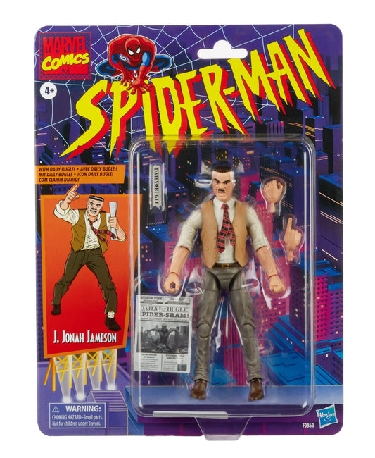 Marvel Legends Series - Retro Cardback Spider-man - J. Jonah Jameson