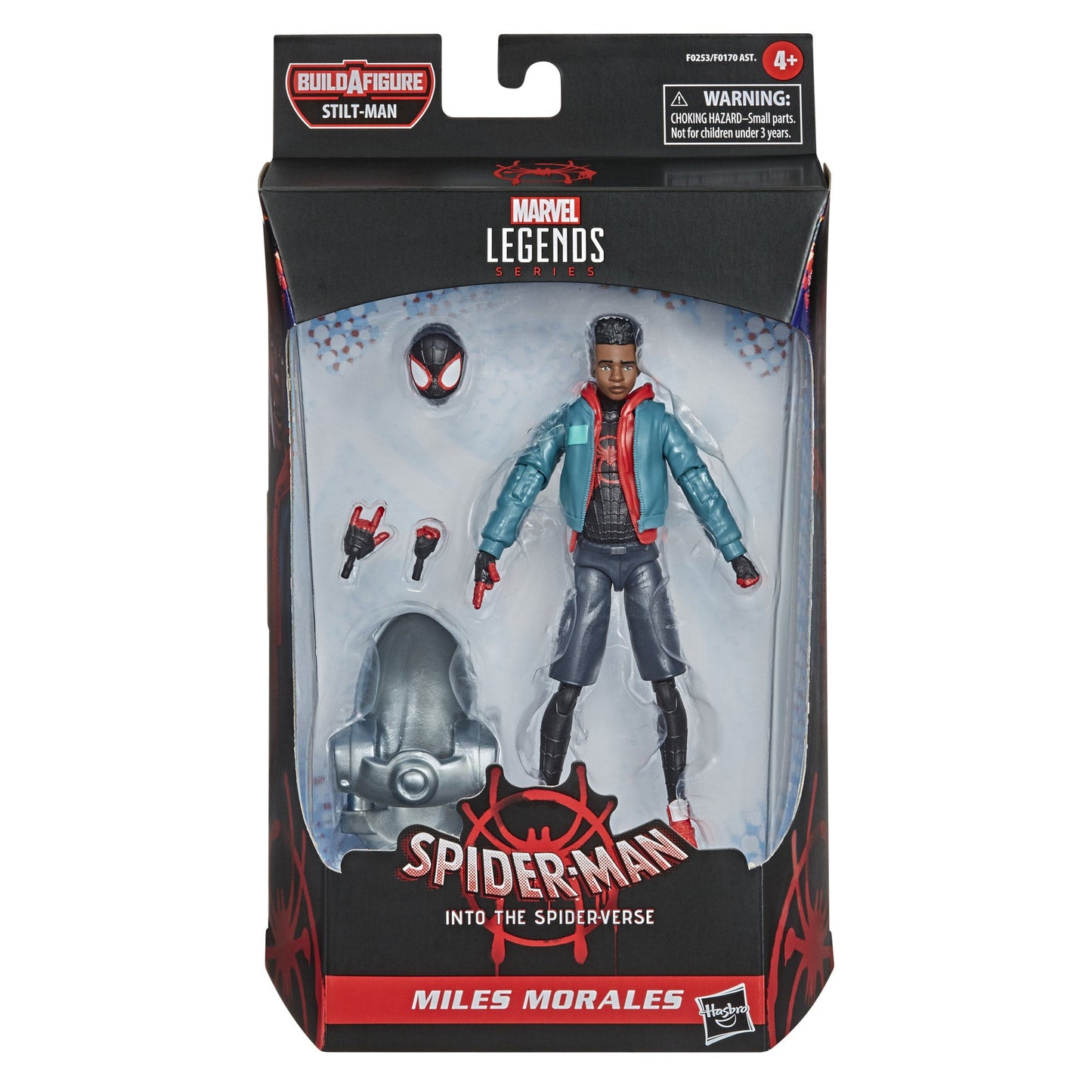 Hasbro Marvel Legends Series Spider-Man: Into the Spider-Verse Miles Morales 6-inch Collectible Action Figure