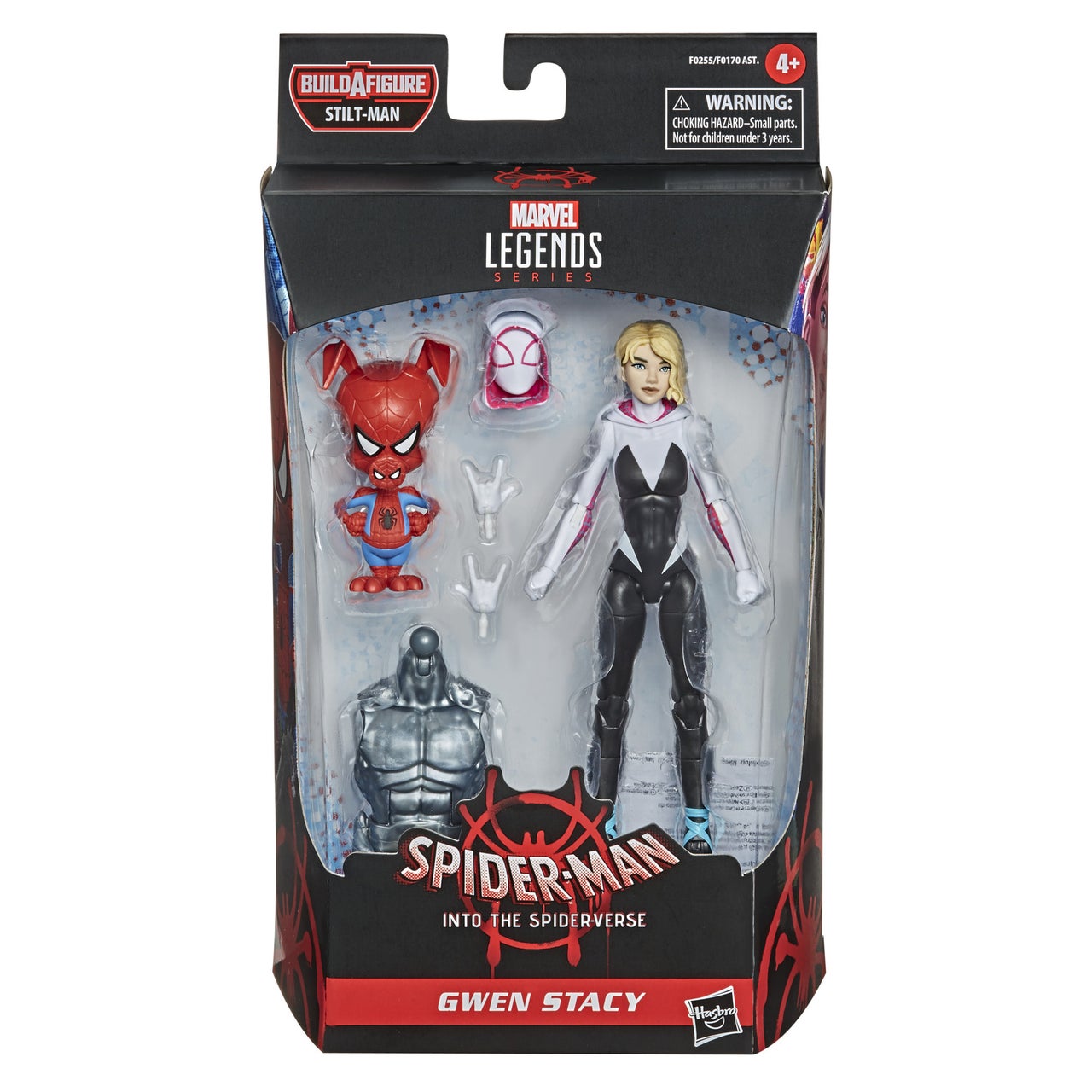 Hasbro Marvel Legends Spider-Man: Into the Spider-Verse Gwen Stacy 6-inch Action Figure Toy And Spider-Ham Mini-Figure