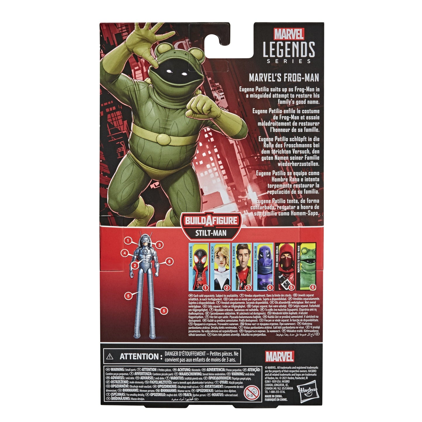 Marvel Legends Series Spider-Man Marvel’s Frog-Man 6-inch Collectible Action Figure