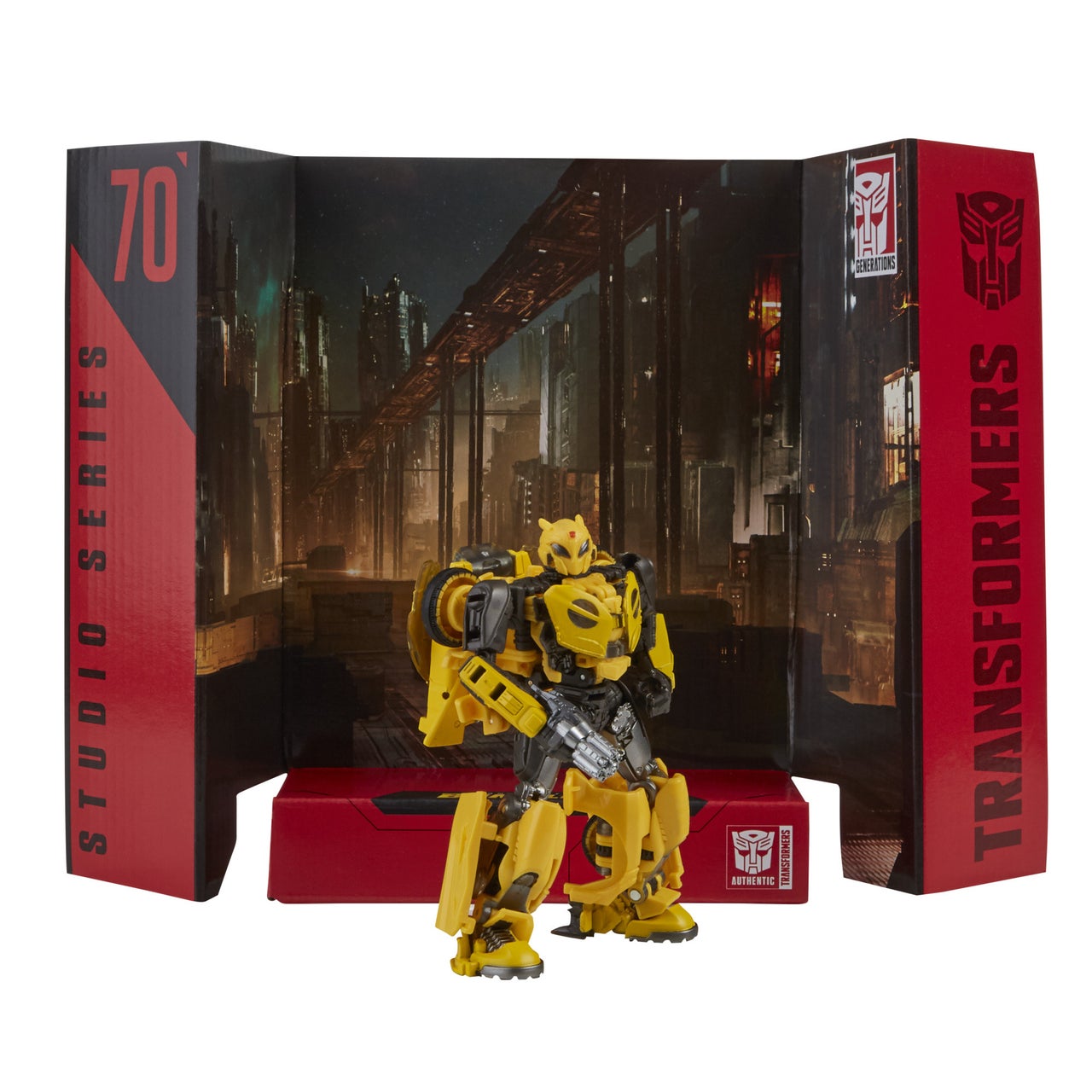 Transformers Toys Studio Series 70 Deluxe Transformers: Bumblebee B-127 Action Figure