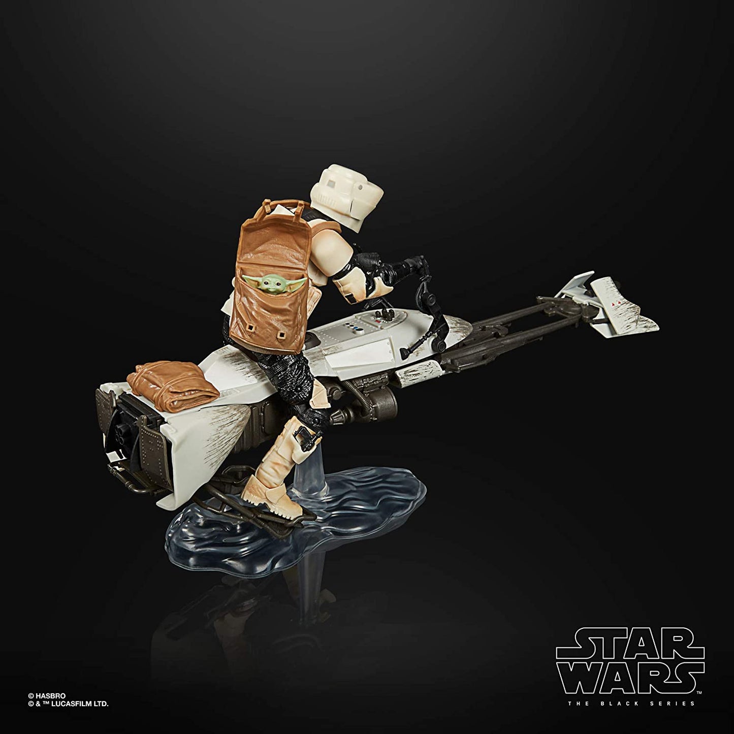 Star Wars The Black Series Speeder Bike Scout Trooper and The Child Toys  The Mandalorian (Amazon Exclusive)