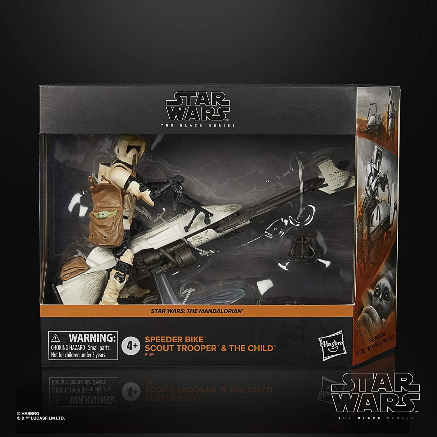 Star Wars The Black Series Speeder Bike Scout Trooper and The Child Toys  The Mandalorian (Amazon Exclusive)