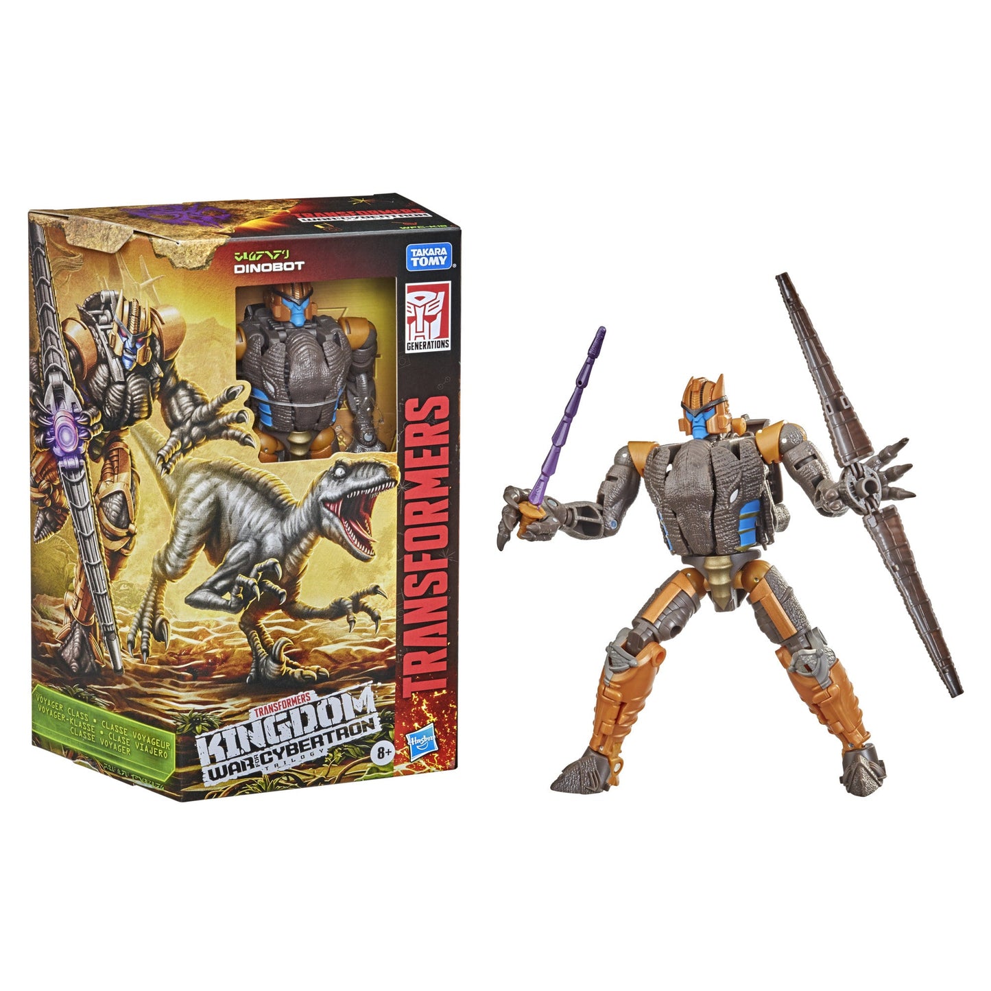 Transformers Toys Generations War for Cybertron: Kingdom Voyager WFC-K18 Dinobot