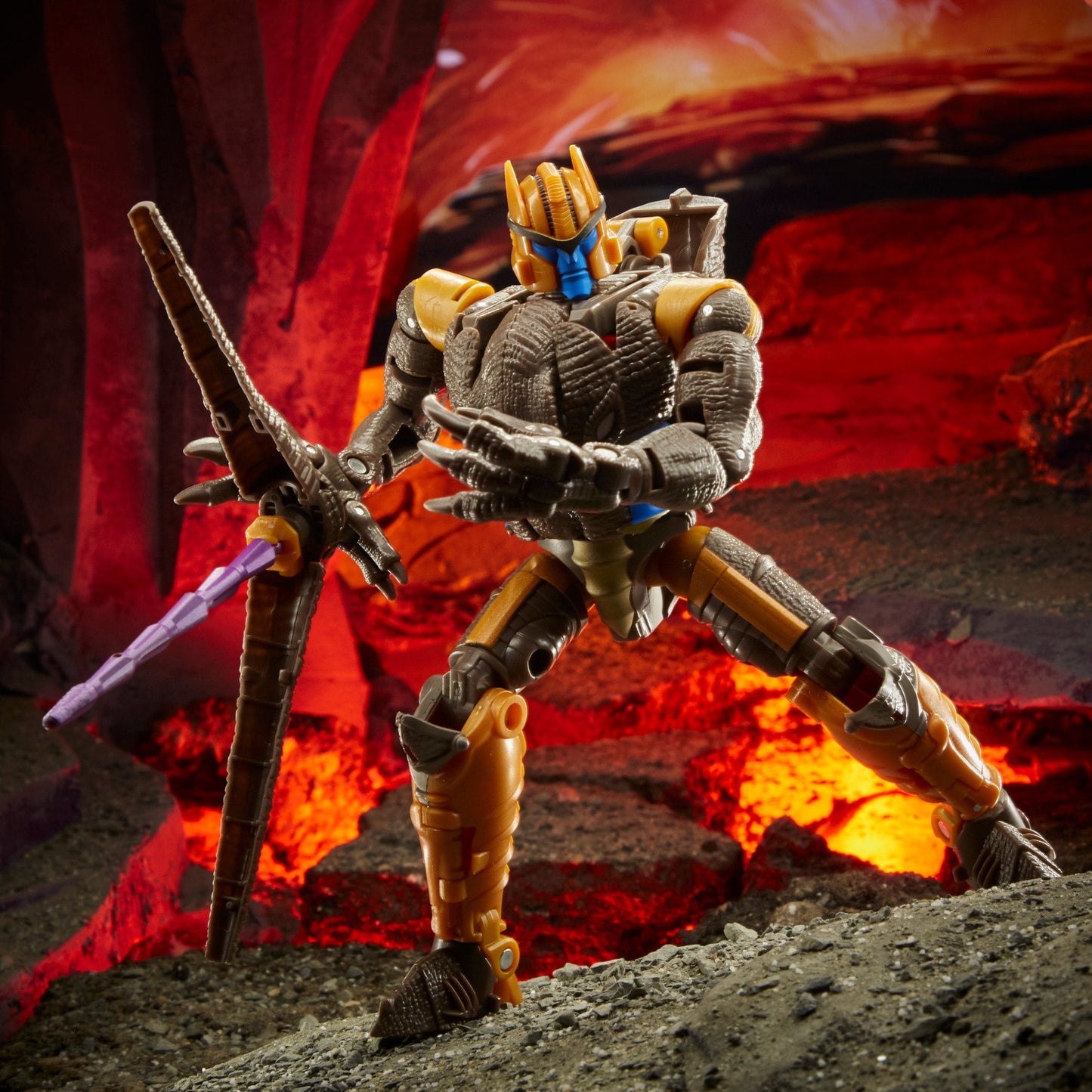 Transformers Toys Generations War for Cybertron: Kingdom Voyager WFC-K18 Dinobot