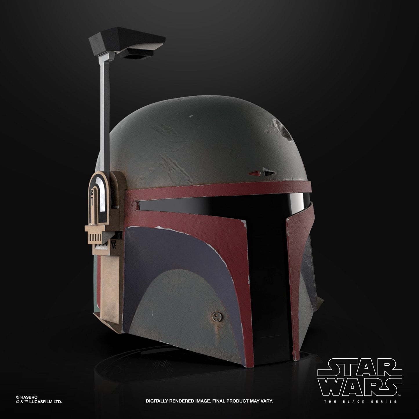 Star Wars The Black Series Boba Fett (Re-Armored) Premium Electronic Helmet, The Mandalorian