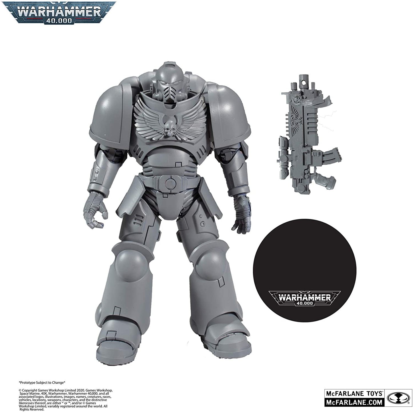 McFarlane Toys Warhammer 40,000 Space Marine Primaris Intercessor Artist Proof Action Figure