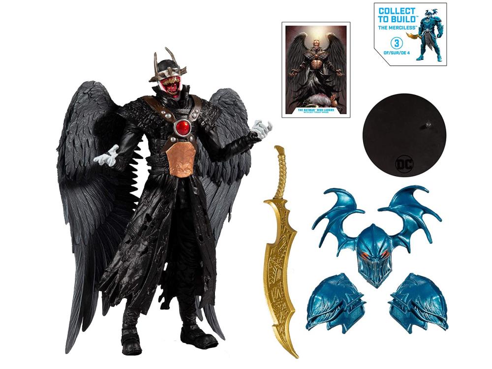 The Batman Who Laughs DC Multiverse The Batman Who Laughs with Sky Tyrant Wings Action Figure (Collect to Build: The Merciless)