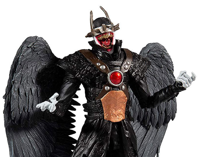 The Batman Who Laughs DC Multiverse The Batman Who Laughs with Sky Tyrant Wings Action Figure (Collect to Build: The Merciless)