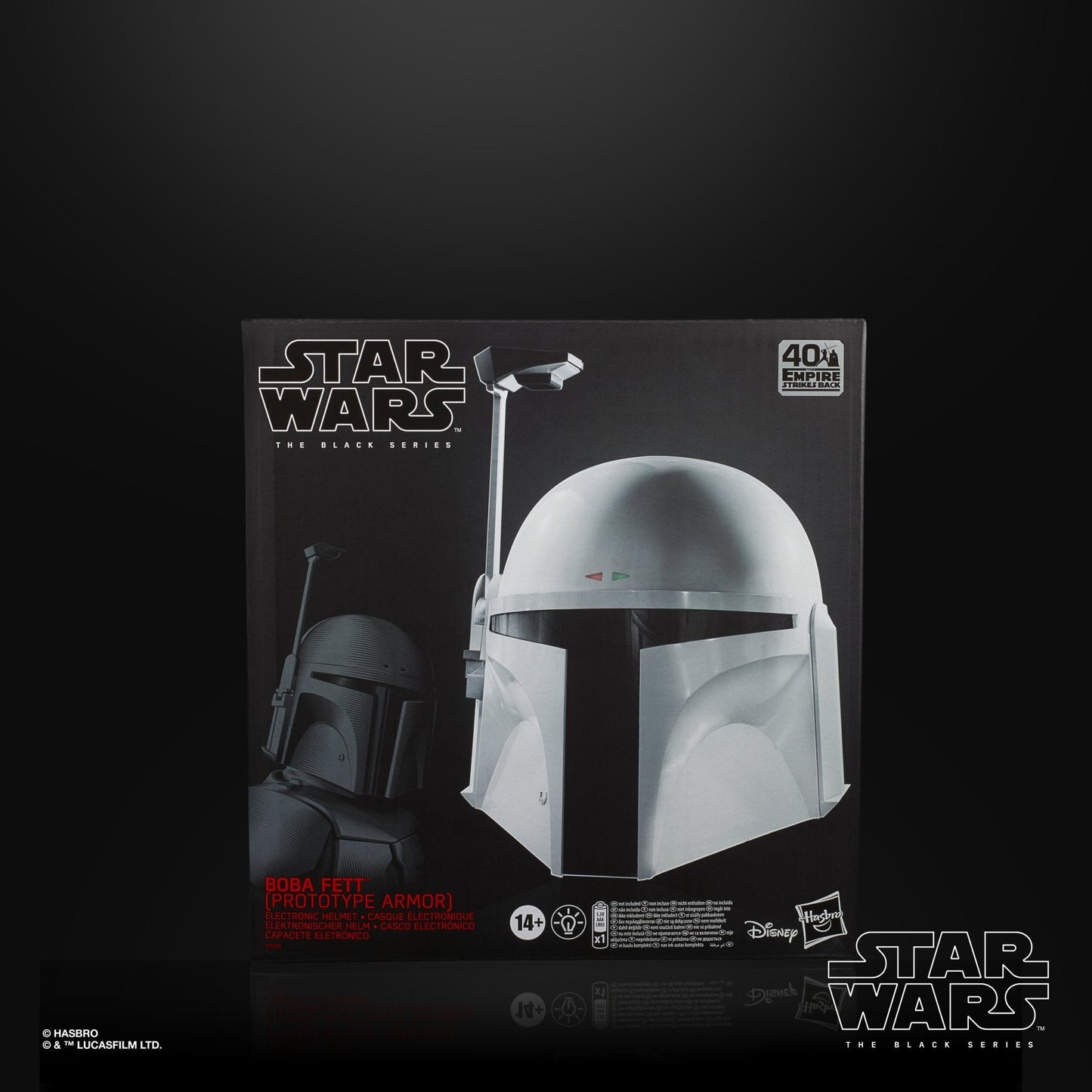 Hasbro - Star Wars The Black Series Boba Fett (Prototype Armor) Electronic Helmet