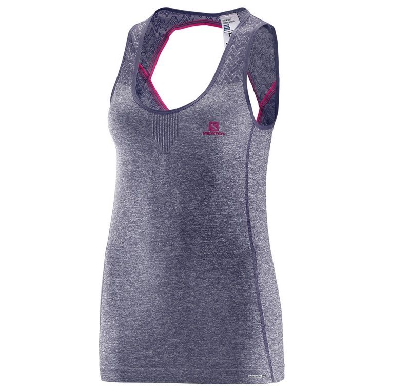 Salomon Womens Elevate Seamless Active Tanks