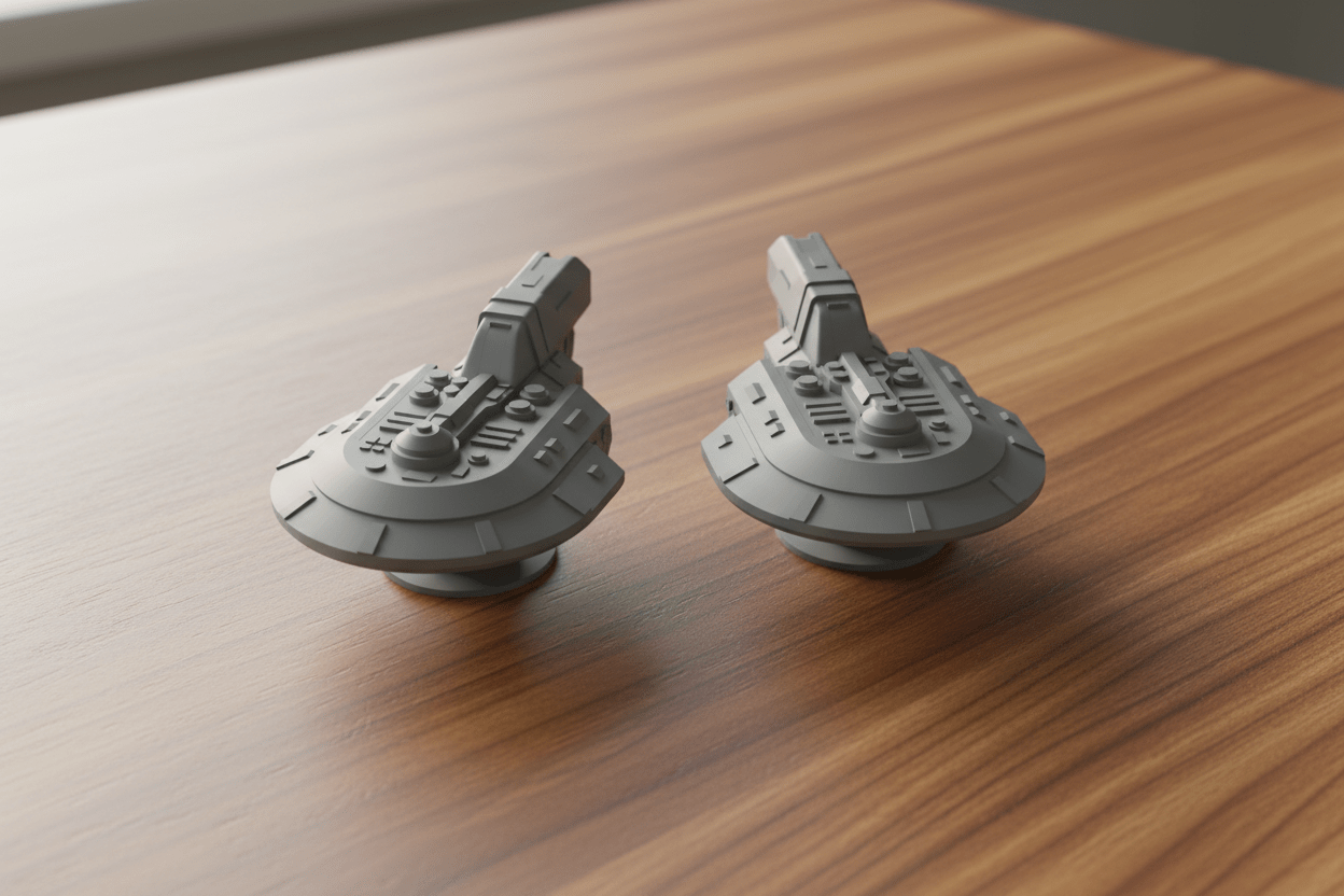 Sci-Fi Destroyer Squadron – 4-Ship Wolfpack Fleet