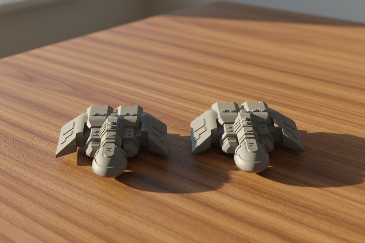 Sci-Fi Destroyer Squadron – 4-Ship Wolfpack Fleet