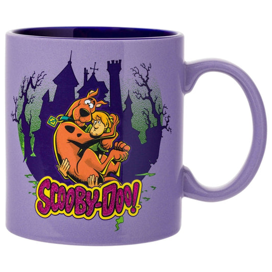 Scooby Doo House Silo Scoob Hug Glitter 20oz Ceramic Mug