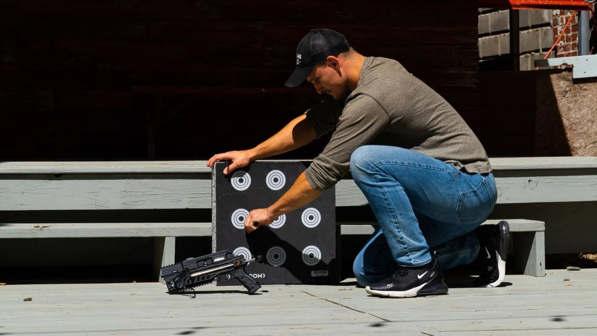 Steambow AR-Series Crossbow Arrow Target | Double-Sided 20"