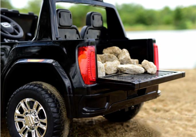 2026 UPGRADED GMC Sierra 24V 2 Seater Kids Ride On Car With Remote Control