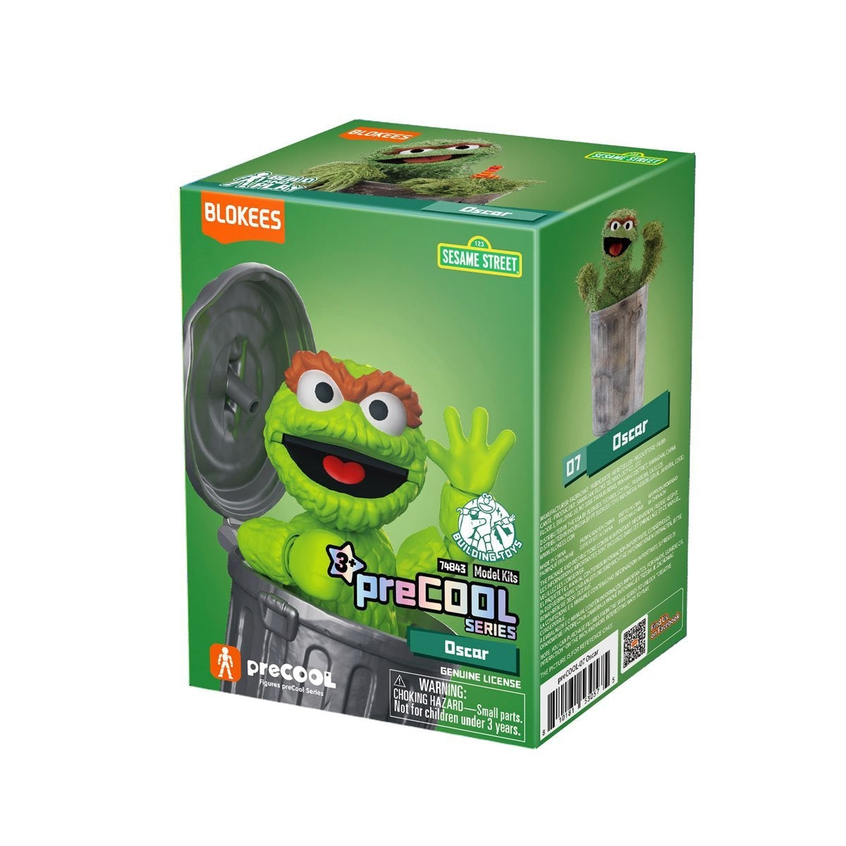 Sesame Street Wave 2 Blokees Mini Model Kit - Oscar the Grouch