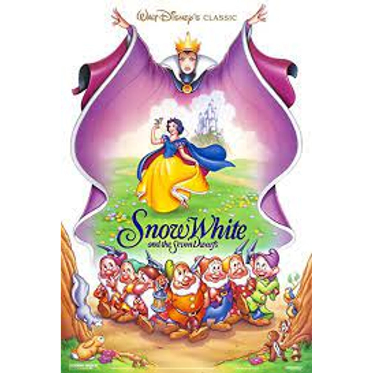 Snow White Movie Poster 13x19 Wooden Wall Art
