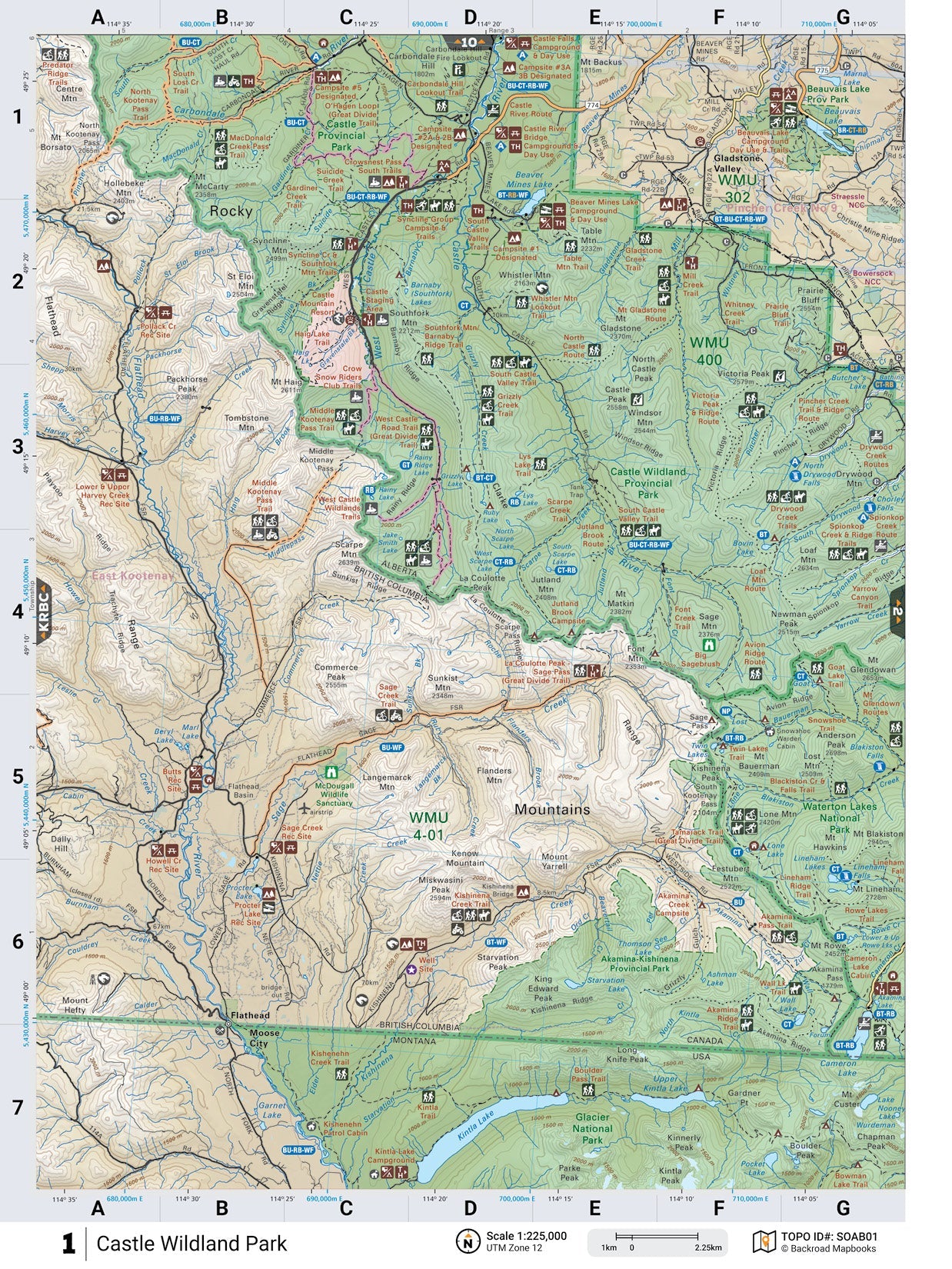 Southern Alberta Backroad Mapbook