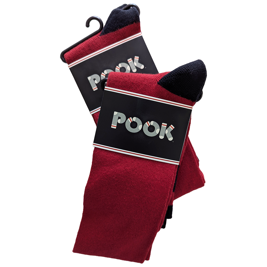 Pook Unisex Thigh High Sky Highs Red
