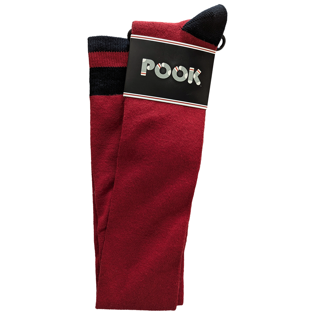 Pook Unisex Thigh High Sky Highs Red