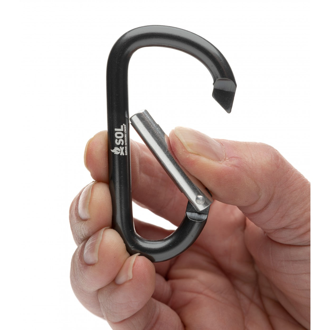 Survive Outdoors Longer - Utility Carabiners 8 cm 2 Pack