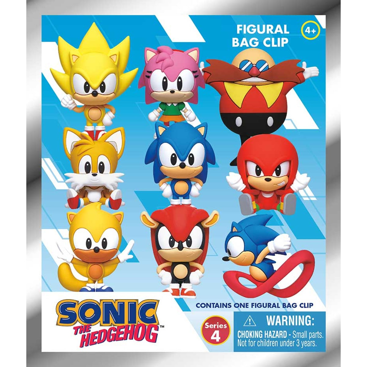 Sonic the Hedgehog Series 4 Mystery 3D Foam Bag Clip