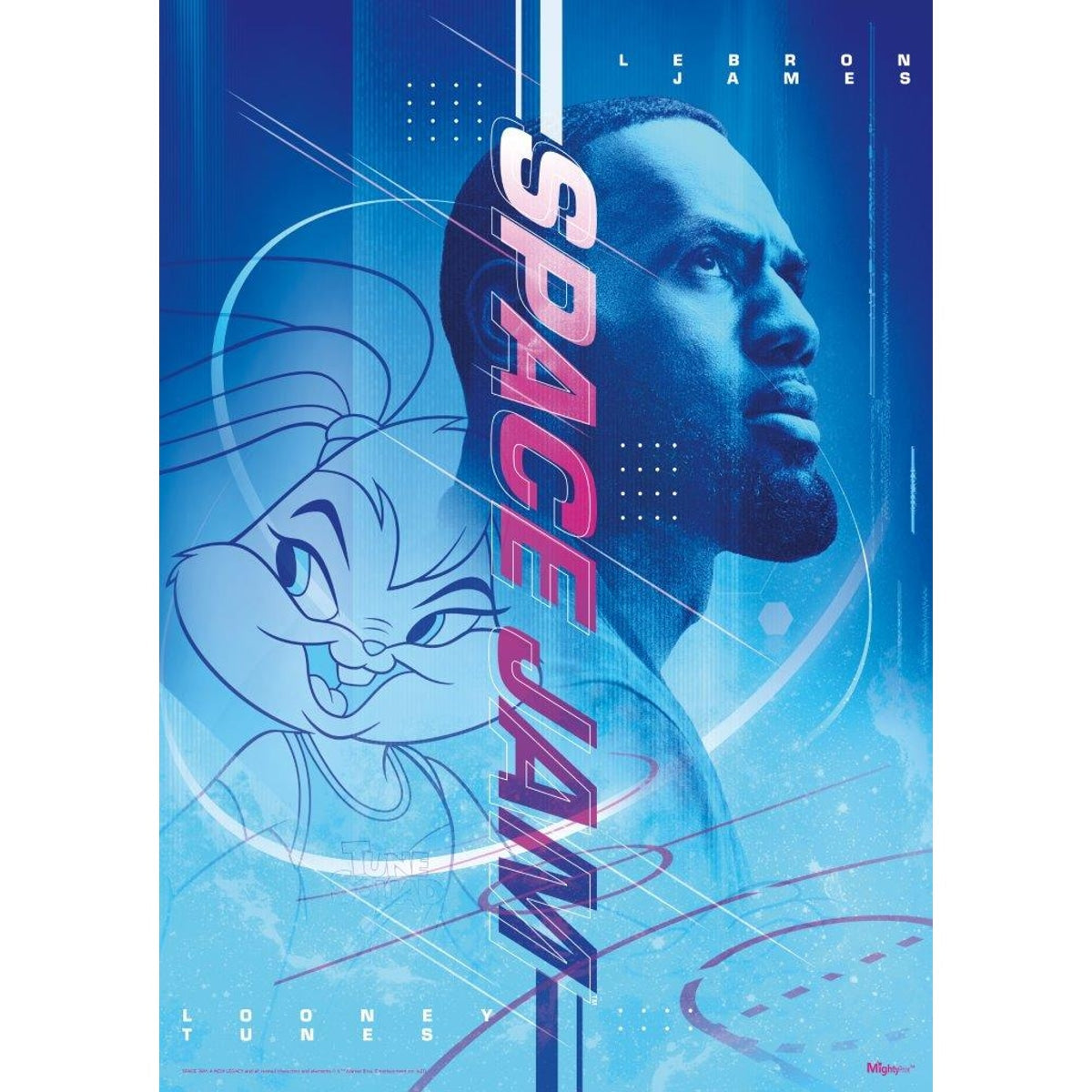 Space Jam 2 Lebron & Lola Mighty Print