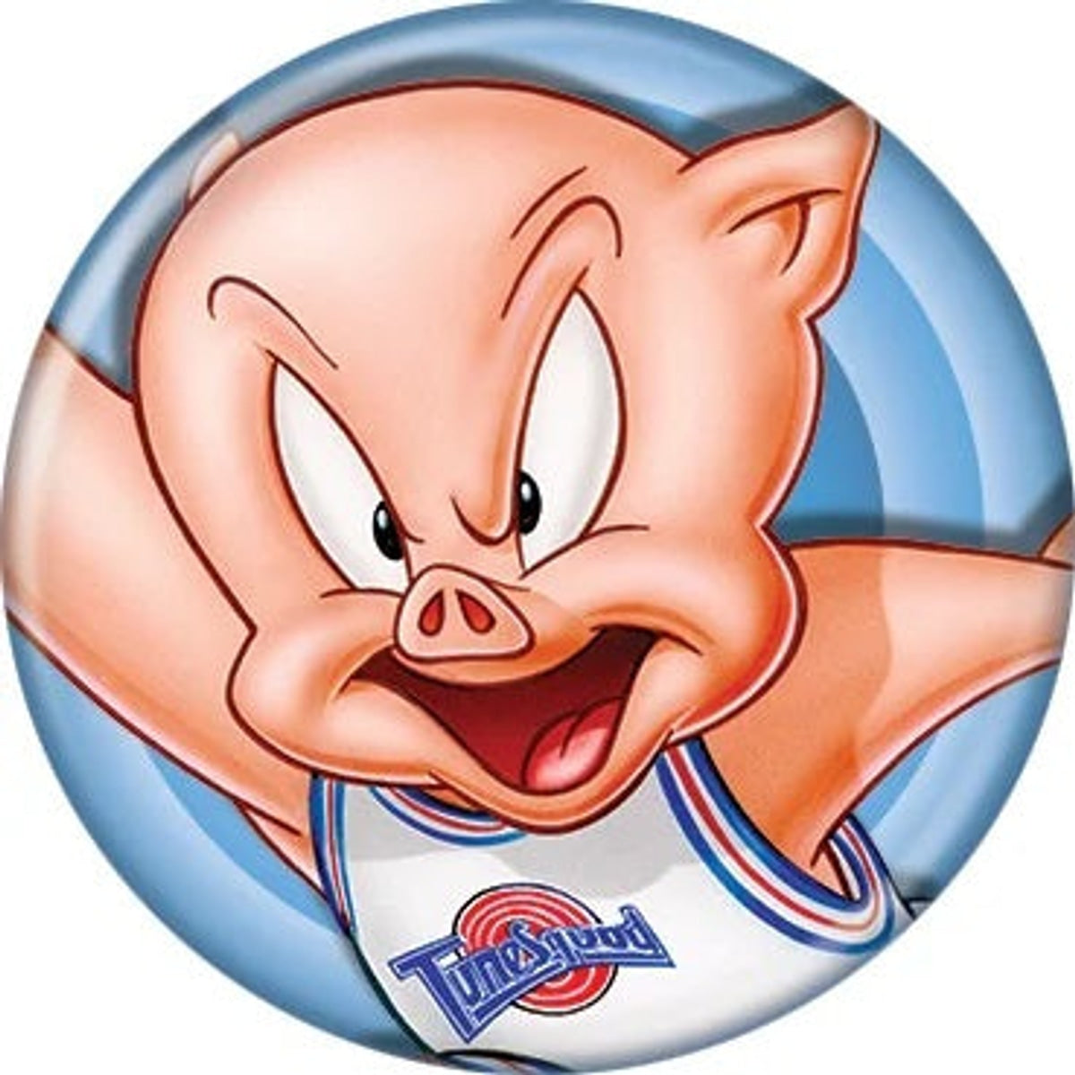 Space Jam Tune Squad Porky Button