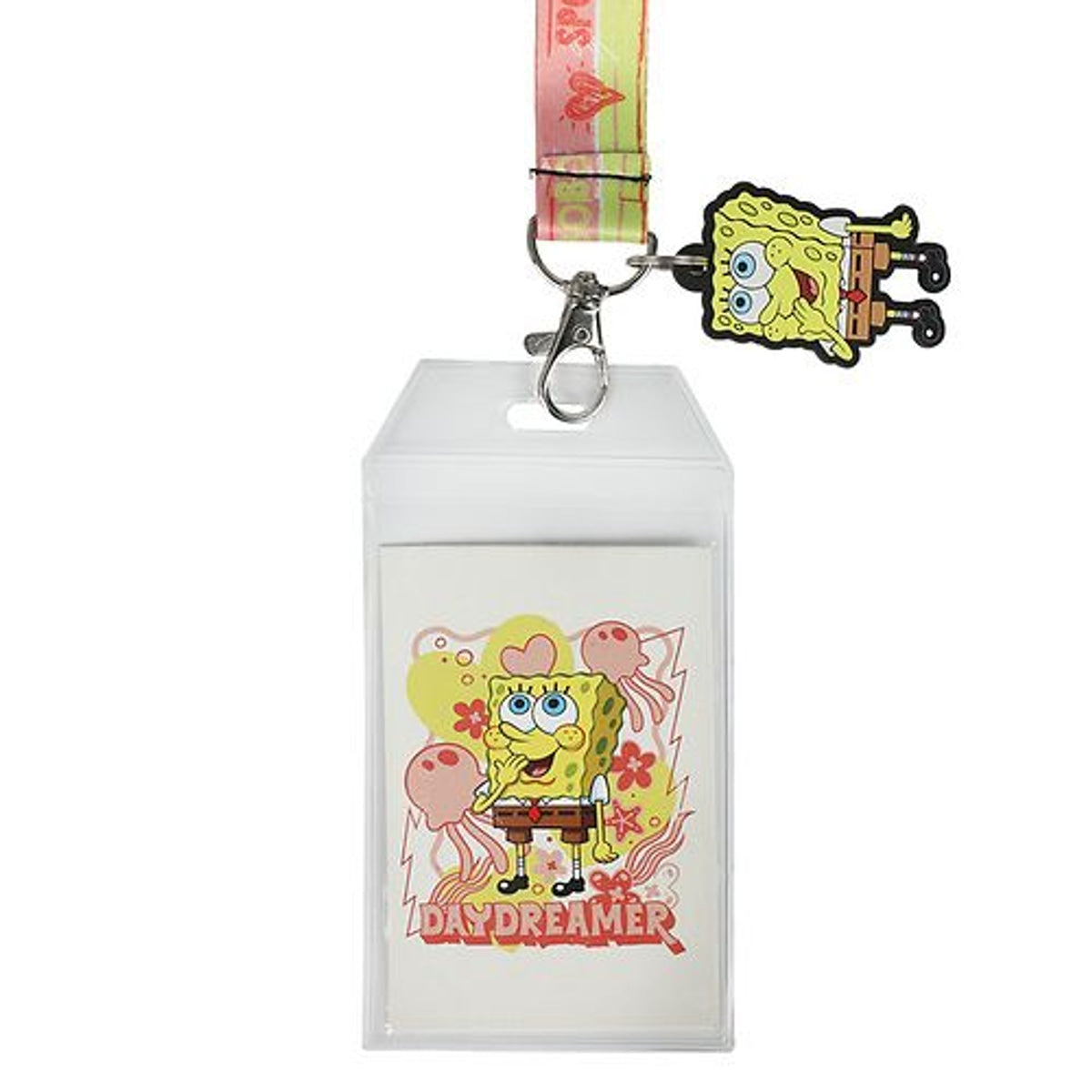 Spongebob Yellow Lanyard with Charm